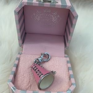 Juicy Couture Silver Cheer Charm